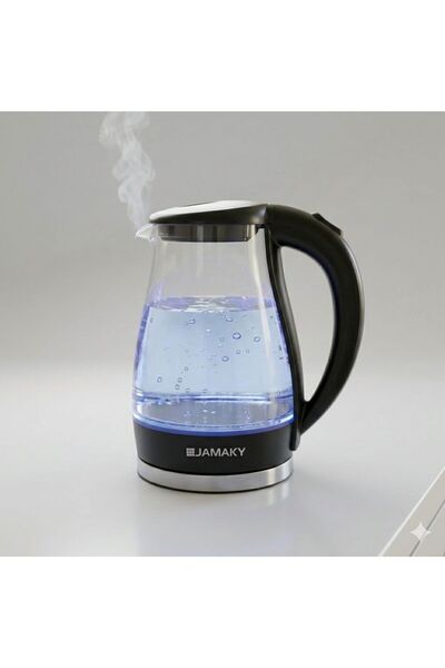 SmartElectro Fierbător Electric PureView, 1.8L, 1600W, Sticlă Borosilicată, I...