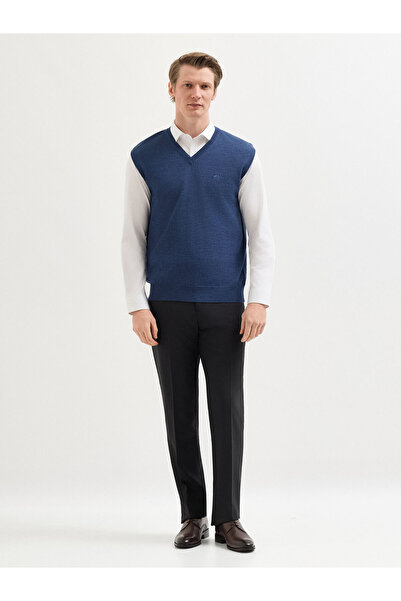 Karaca İndigo Melanj Süveter