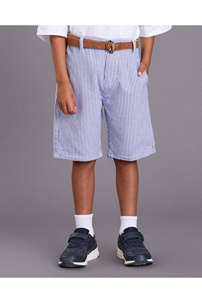 REDTAG حزام برمودا أزرق مضفر للأولاد