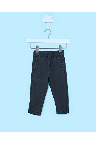 REDTAG Infant Girls Grey Plain Jeans