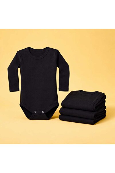 Butik %100 Pamuk Üretim Unisex Uzun Kol Çıtçıtlı Badi Seti – 3 Farklı Kombin ...