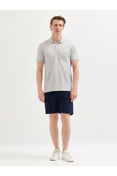 Karaca Gri T-Shirt-Polo Yaka Tişört