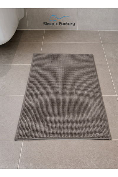 Sleep x Factory Bath Mat 40×60 cm – Soft Absorbent Bathroom Rug – Quick Dry P...
