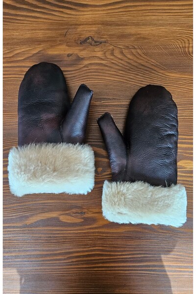 asus deri Camouflage Brown - Genuine Lamb Leather Si Gloves