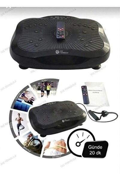 SGE TECHNOLOGY BLACK HIGH VIBRATION PROGRAMMABLE CONTROLLED EXERCISE AND CONDITIONING DEVICE SHAPING