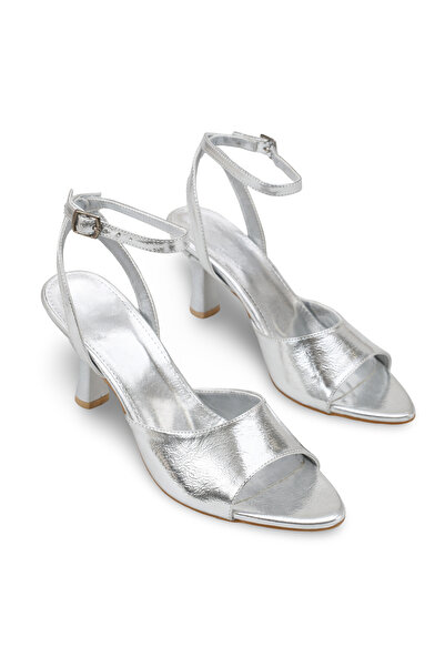 Riccon Pantofi de damă toc stiletto u 001265 Argintiu