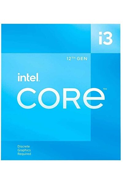 Intel Alder Lake Core İ3 12100 3.3Ghz 1700P 12Mb Box (60W) Uhd730 Kutusuz Fan...