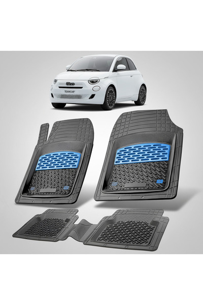 TEAMCAR Covorase Fiat 500 Hybrid Compatibile 2020-2024 | Blue