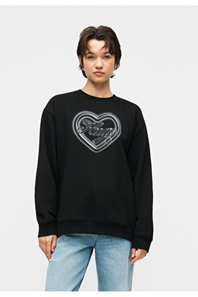 ZAVIXO Γυναικείο Premium Φούτερ Oversize με Τρεις Κλωστές και Στάμπα – Trend ...