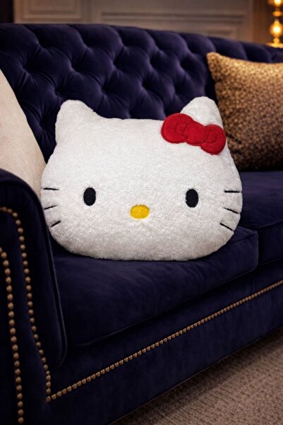 hediyeşansı Hello Kitty Sevimli Peluş Yastık