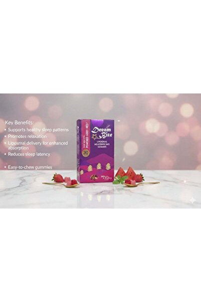 HEALTH HOUSE PHARMACY حلوى لاكتونوفا ميلاتونين ٥ ملغ دريم بايت