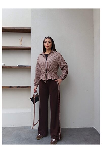 ESRAHELVACI Σετ αθλητικής φόρμας Pitikare Desen συνδυασμός υφασμάτων