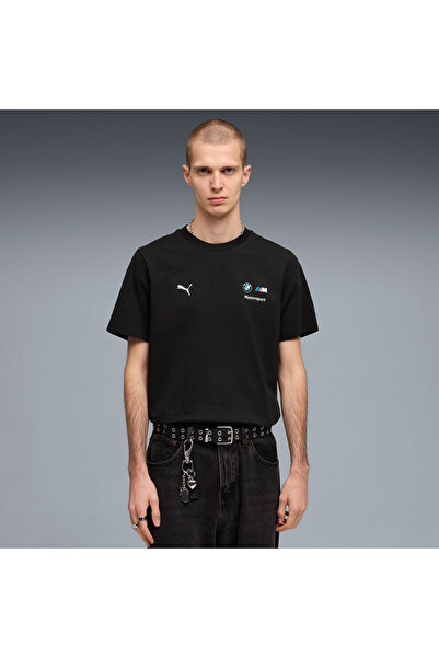 Puma Tricou negru pentru bărbați cu logo BMW Motorsport Essential (634897-01)