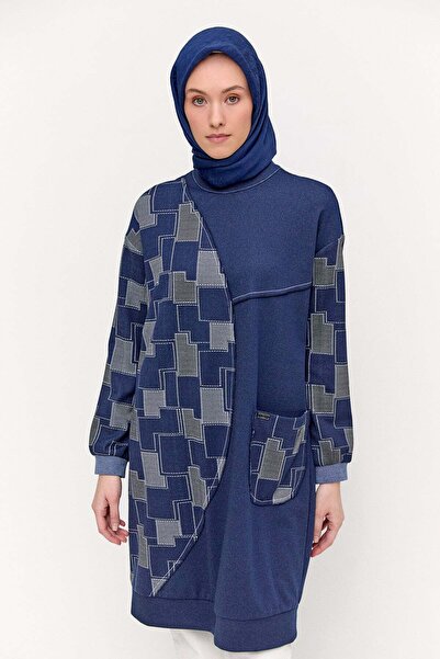 Setrms Renk Bloklu Spor Tunik