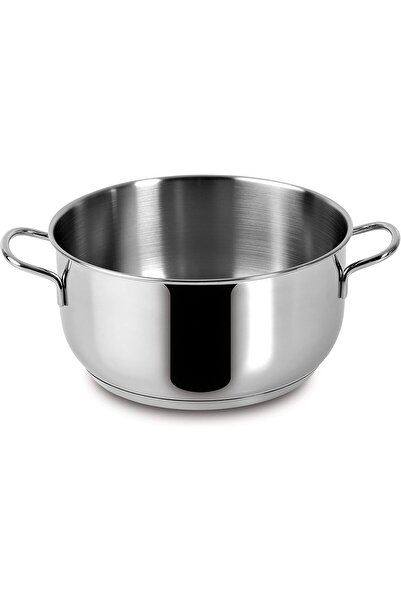 Lagostina Cratita adâncă Diametru 24 cm în oțel inoxidabil 18/10 cu bază Lago...