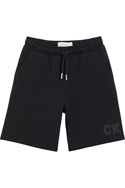 Calvin Klein Boy's Black Relaxed Shorts