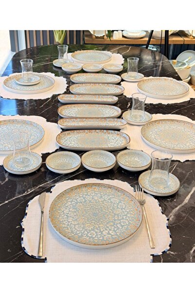 Onedekor 30 Parça Porselen Kahvaltı Takımı Samira