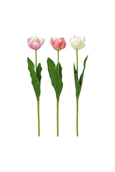 IKEA Smycka Yapay Çiçek Çok Renkli 50 Cm Lale - Asorti