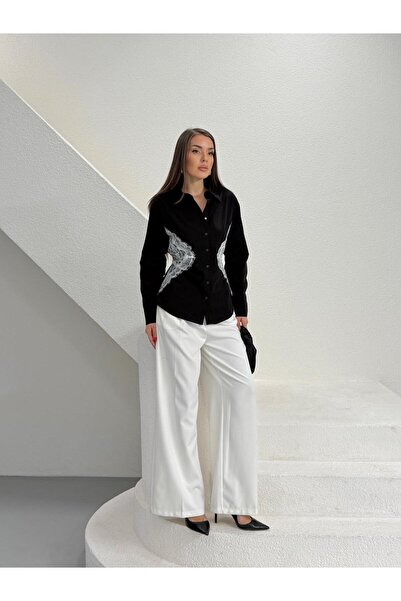 LİSAA BUTİK ΣΧΕΔΙΑΣΜΕΝΟ ΠΟΥΚΑΜΙΣΟ Δαντέλα ΜΕ ΛΕΠΤΟΜΕΡΕΣ ΛΕΠΤΟΜΕΡΕΙΕΣ ΚΑΙ ΔΕΣΙ...