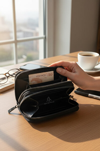 RENK YAPI RÜYASI Poșetă vegană pentru femei portofel i, cu buzunar mare pentr...