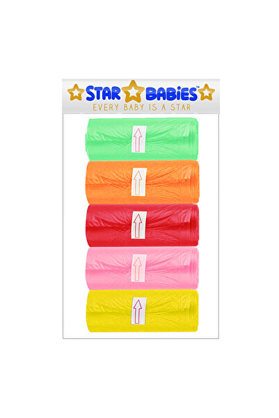 STAR BABiES Scented Bags Odor Neutralizing Leak-Proof Compact Roll, 22 x 32 c...