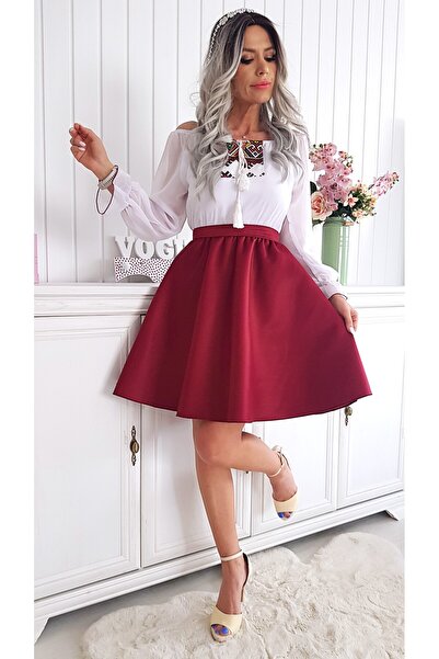 Voguesta Traditional Motif Short Dress Lucia