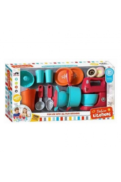 Noname Play set with kitchen appliances and dishes.