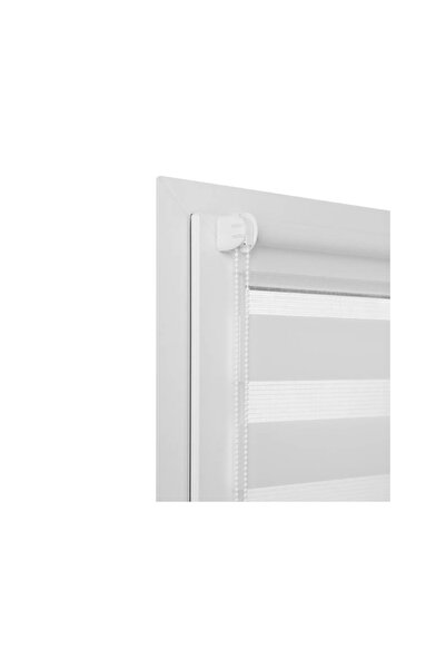 KLEIDECO Rolete Zebra, Zi si Noapte, alb, 150x056 cm