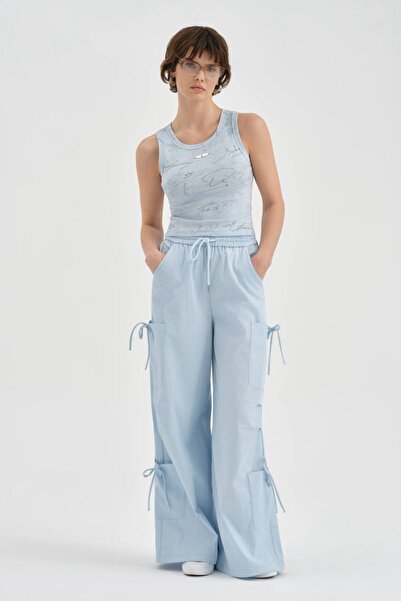 tw3 Women's Design Trousers with Side Tie Detail and Elastic Waist