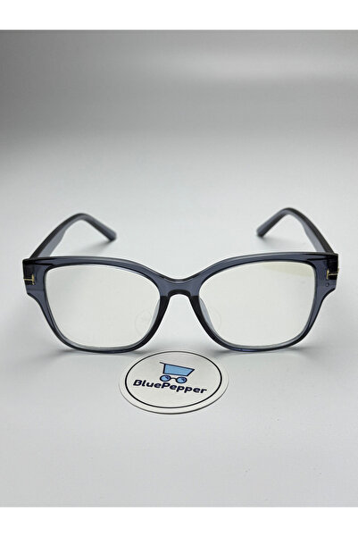 BluePepper Toms V11 Square Blue Light Filter Screen Glasses Can Change Optica...