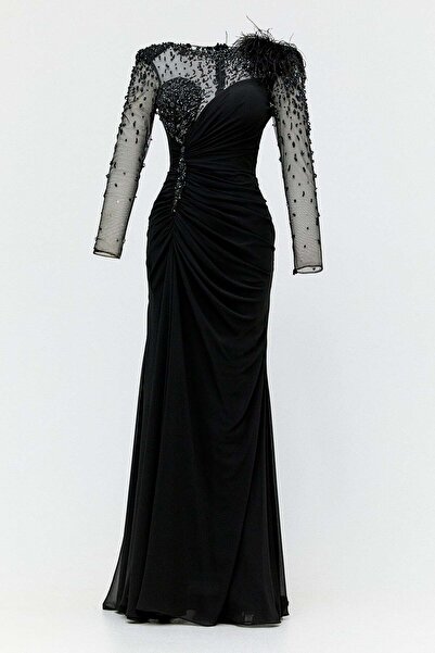 Setrms Taş İşlemeli Abiye Elbise