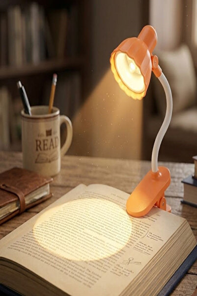 Tor Store Kitap Okuma Lambası Esnek Ayarlanabilir Bükülebilir Gövdeli Mandall...