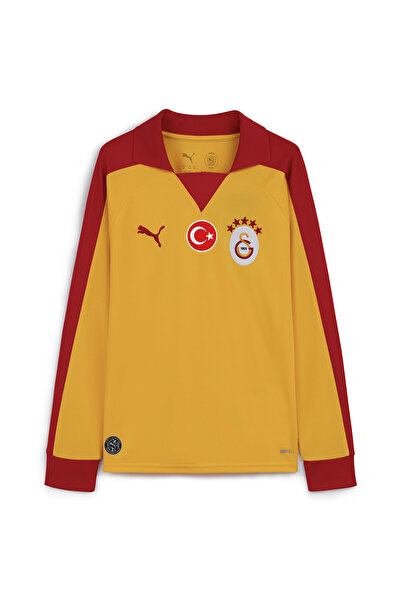 Puma Galatasaray 2025/26 T7 Retro Çocuk Sarı Futbol Forma 78819781
