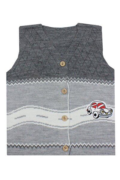 PRICHINDEL Vestă tricotată, Oli Car, gri