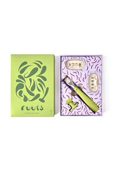 ruuts Başlangıç Seti - Kivi ( 1 Tıraş Bıçağı, 2 Tıraş Başlığı, 1 Banyo Tutaca...