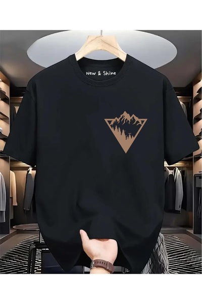 Generic Oversized T-shirt with a mountain print