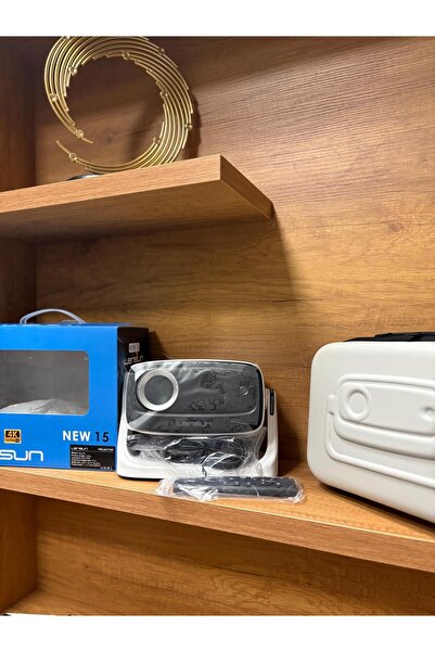 LENSUN NEW 15 Taşınabilir Android Projeksiyon Dahili Hoparlör Ve Wifi Akıllı ...