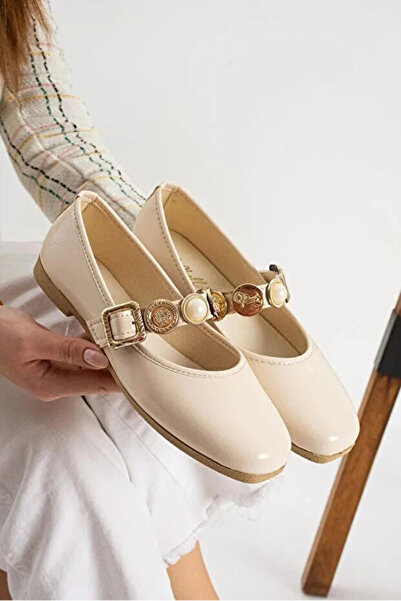 ONEGİYER Daily Women's Ballerina Shoes Adjustable Buckle Lightweight Design C...