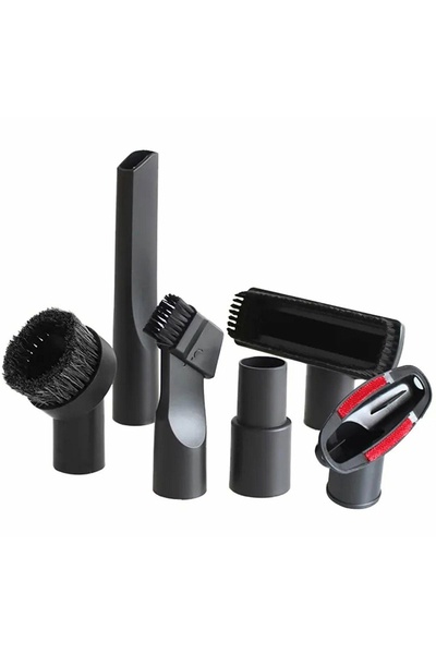 Aptel Set 5 duze si adaptor aspirator, Aptel, ABS, negru