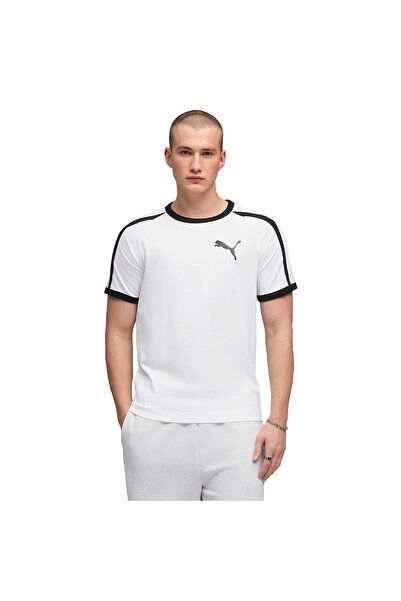 Puma T7 Ringer Men's White Casual Style T-Shirt 63524202