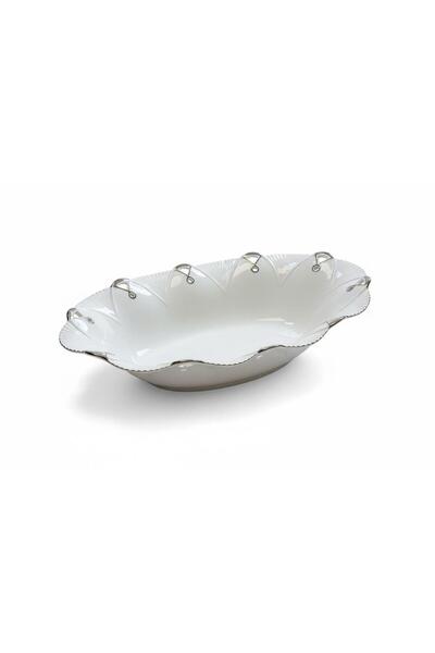 ROY KING LALİLA SILVER OVAL SALATA KASE 35*23*7 CM