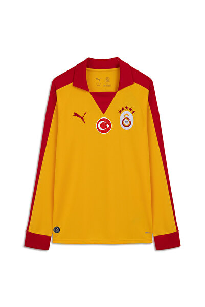 Puma Galatasaray 2025/26 T7 Retro Erkek Sarı Futbol Forma 78819681