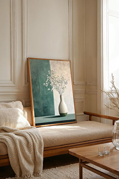 Dekorsiahome Tablou dintr-o singură bucată cu ramă din lemn TK3697