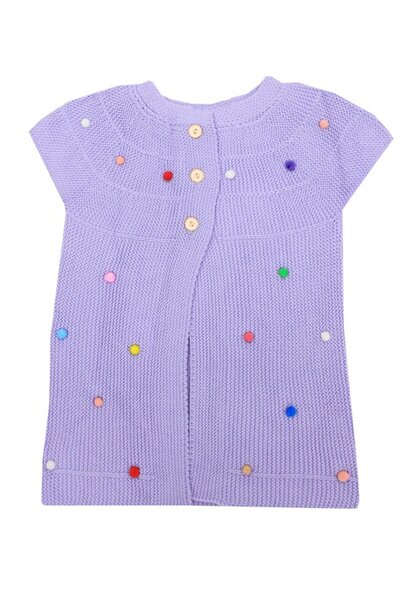 PRICHINDEL Vestă tricotată, acrilic, Ioana, mov