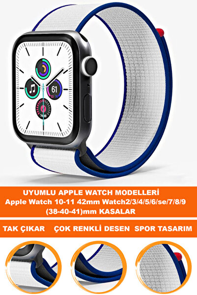 COBRA حزام ساعة من القماش متوافق مع Watch 10-11 مقاس 42 مم و Watch2/3/4/5/6/s...