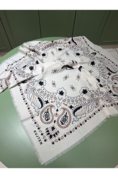 Brands Mev Kujtn püsküllü kaşmir şal