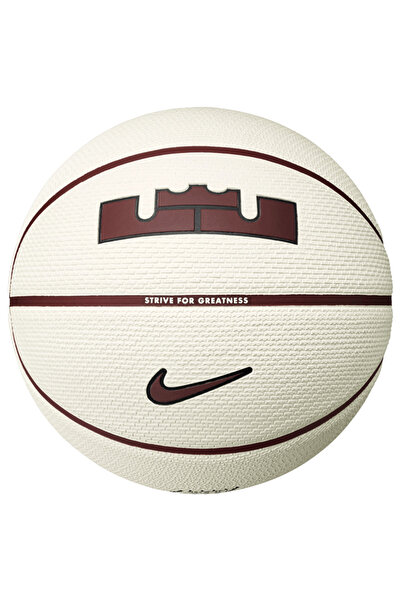 Nike LeBron James Playground 2.0 8P Unisex Beyaz Basketbol Topu N.100.4372.15...