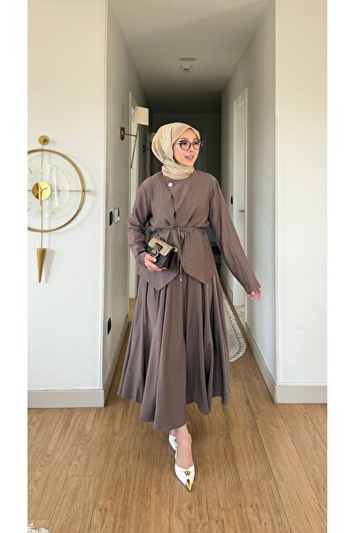 TrendParis مجموعة قماش كوبرا بأربطة المكونة من قطعتين