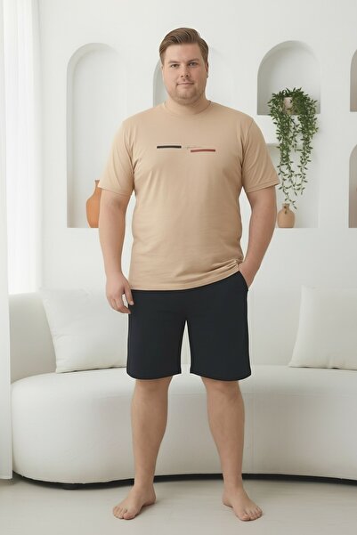 SEBOTEKS 100% pamuk lu Kratki Rukav Sa džepovima Velika Veličina Muške Pidžam...