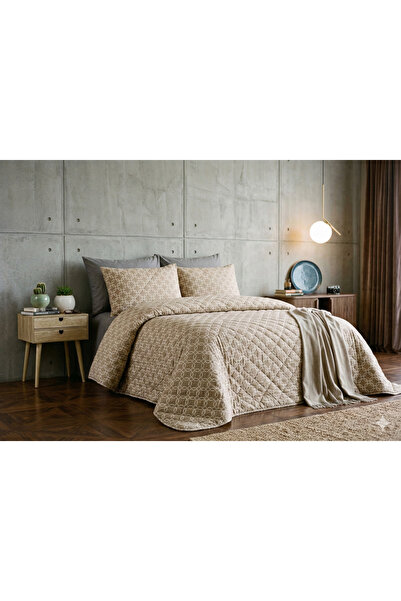 HALLEY HOME PAMUKLU ÇİFT KİŞİLİK KAPİTONELİ NEVRESİM TAKIMI (4MEVSİM)